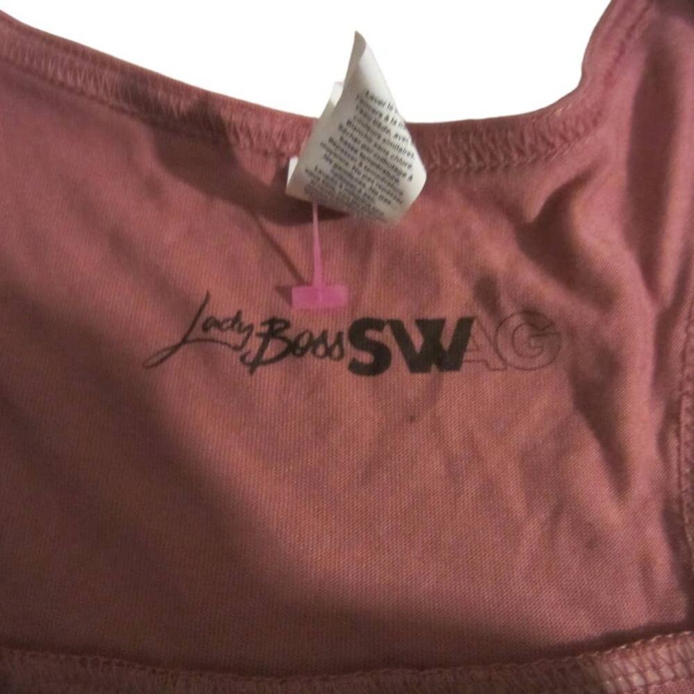 LadyBoss Swag Racerback Tank I Don’t Sweat I Sparkle XL - Picture 4 of 7